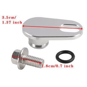 Supercharger MAP Vacuum Port Cap Plug Plate LS SC Blower 551383 LSA LS9 LT4 Generic