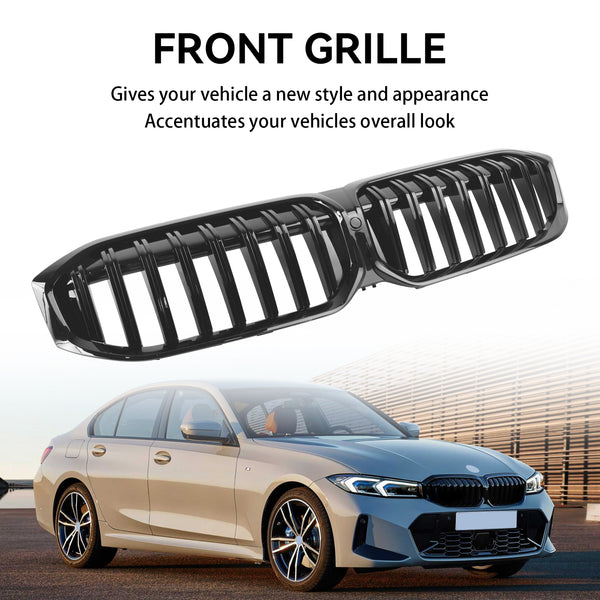 2023.7-2024 BMW 3 Series G20 G21 G28 320i 330i M340i Gloss Black Front Kidney Grille Grill Generic