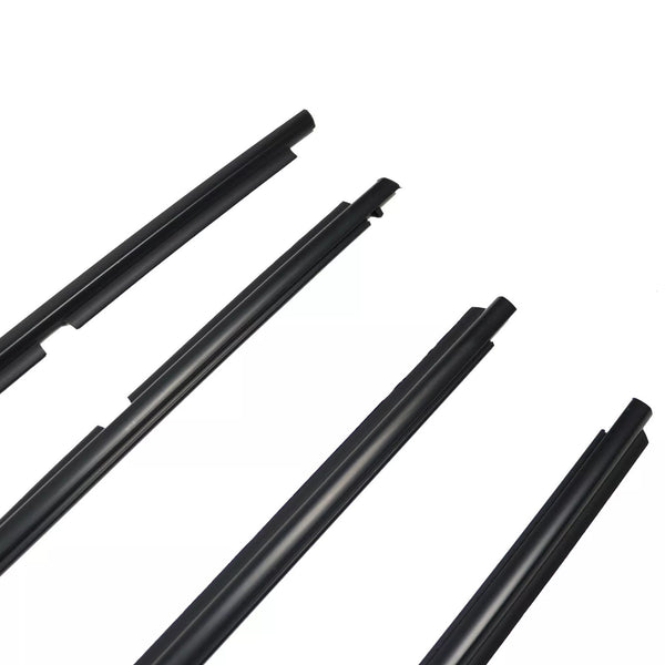 4Pcs Weatherstrip Window Moulding Trim Seal Belt For Toyota Highlander 2008-2010