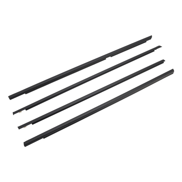 4PCS Door Glass Belt Outer Molding Weatherstrip For Suzuki Grand Vitara 09-13