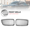 1994-2001 BMW 7 Series E38 2pcs Chrome Front Kidney Grill Grille 51138125811 51138125812 Generic