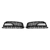 2013-2016 AUDI A5 S-Line / S5 2PCS Front Fog Lamp Black Grille Grill 8T0 807 681 K 8T0 807 682 K Generic