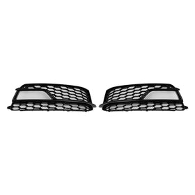 2013-2016 AUDI A5 S-Line / S5 2PCS Front Fog Lamp Black Grille Grill 8T0 807 681 K 8T0 807 682 K Generic