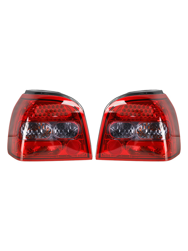 1992-1997 VW GOLF MK3 MK 3 III 2PCS Clear LED Rear Tail Lights Lamps Generic