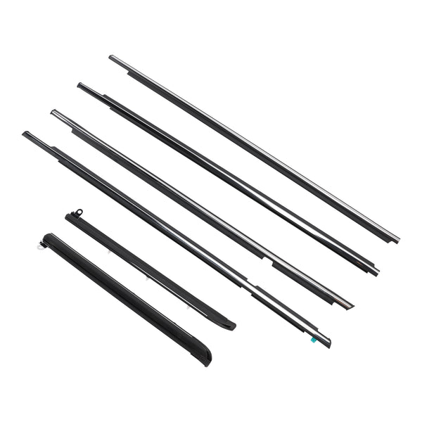 6pcs Quarter & Door Belt Moulding Weatherstrip For Toyota Lexus GX470 03-09
