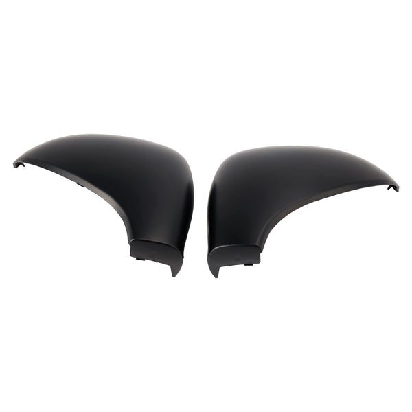 Side Mirror Covers Rearview Housing Matte Black for Peugeot 207 Hatchback