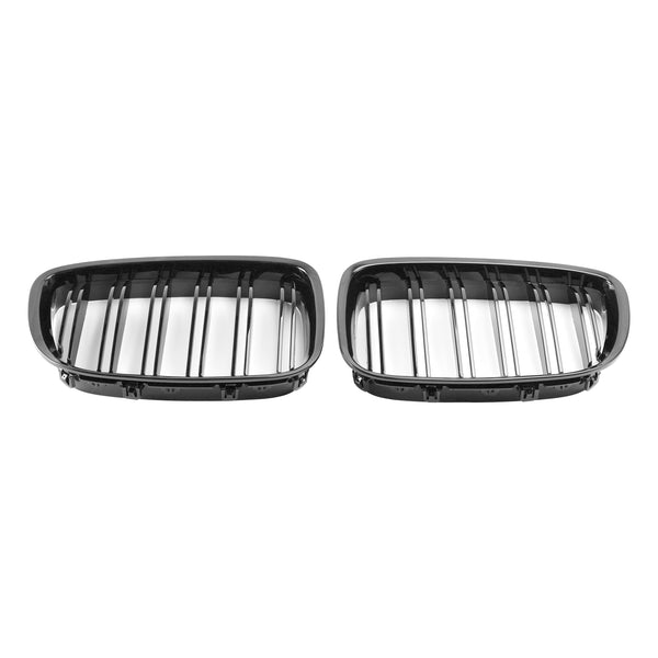 2009.1-2017.2 Gloss Black Front Kidney Grille Grill 51137200169 51137200170 Generic