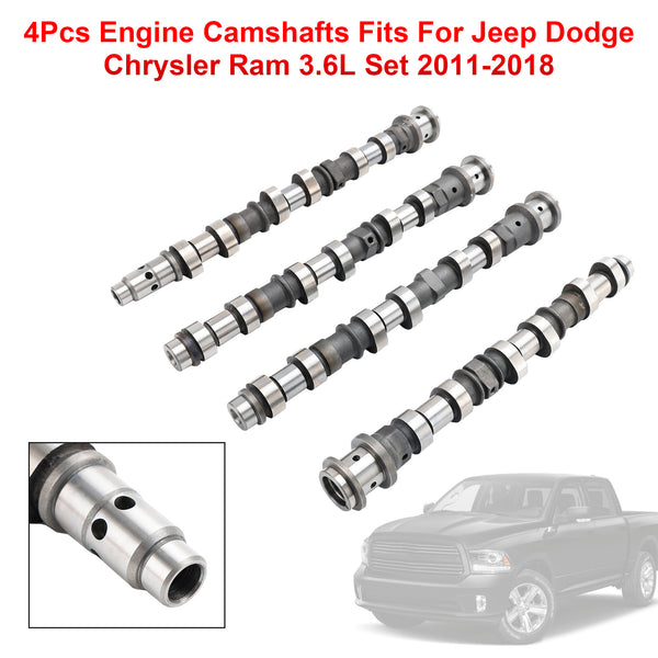 UCarPart For 2011-2017 Chrysler 200 3.6L Engine 4PCS Engine Camshafts 05184377AF 05184378AF 05184379AF Generic