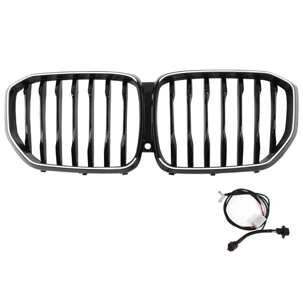 2019-2022 BMW X5 G05 M-Performance Gloss Black Front Kidney Grille 51137454887 Generic