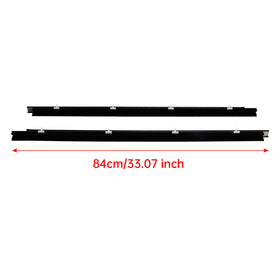 1995-2004 Toyota Tacoma 2pcs Front Door Window Belt Weatherstrip WP685VZ Generic