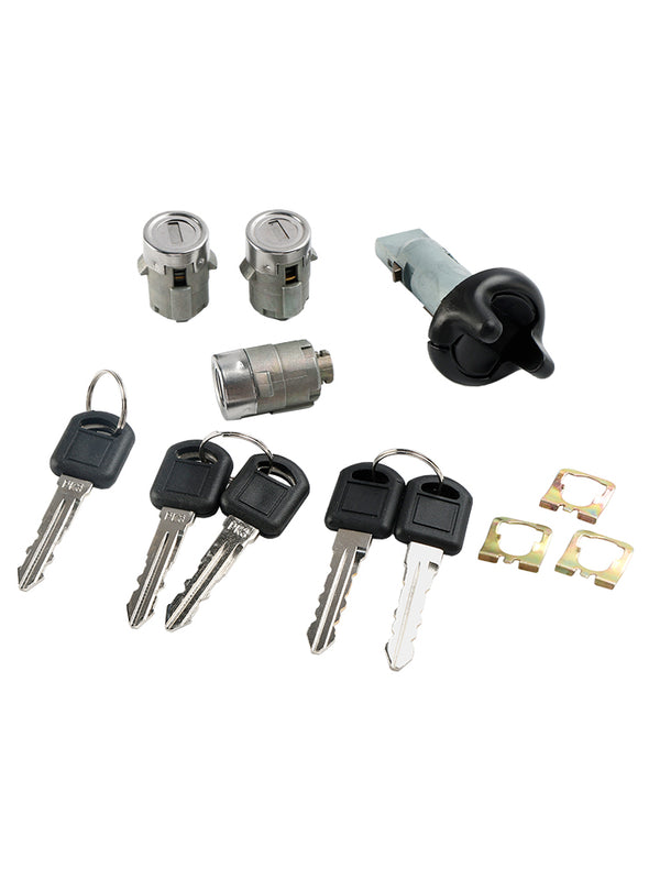 1998-1999 Chevy Suburban/Tahoe Ignition Switch Cylinder & 3 Door Lock Set W/2 Keys 703935 702674 597749 Generic