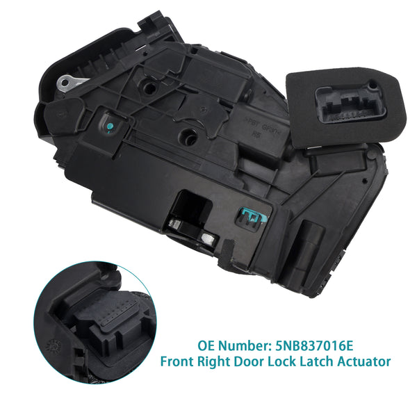 Front Left Door Lock Latch Actuator 5NB837015E For VW Golf 7 Audi Skoda