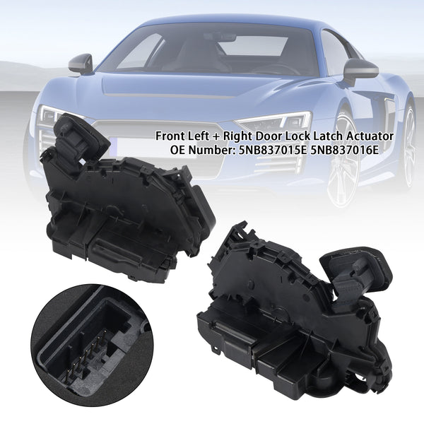 Front Left Door Lock Latch Actuator 5NB837015E For VW Golf 7 Audi Skoda