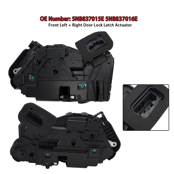 Front Left Door Lock Latch Actuator 5NB837015E For VW Golf 7 Audi Skoda