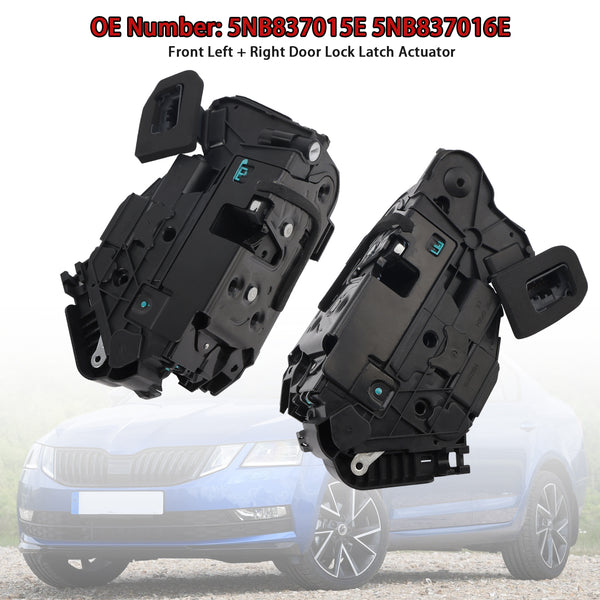 Front Left Door Lock Latch Actuator 5NB837015E For VW Golf 7 Audi Skoda