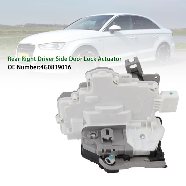 Rear Left Passenger Side Door Lock Actuator 4G0839015 For Audi A3 A6 A7 Q3 Q7