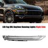 2015-2017 Porsche Cayenne 958 Pair LED Fog DRL Daytime Running Lights 95863118130 95863118230 Generic