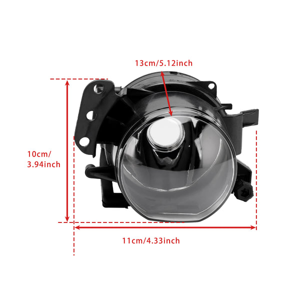 1X Left Fog Light For BMW E60 525I 528I 530I 535I 545I 550I M5 04-10 63177897187