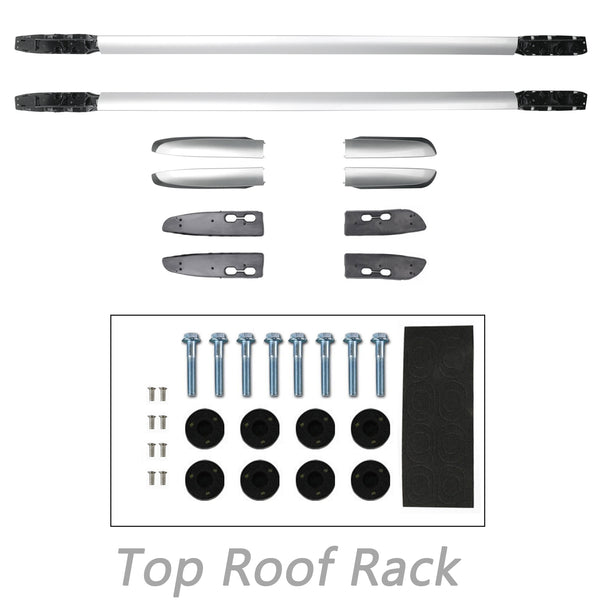 2013-2019 Toyota RAV4 Aluminum Factory Silver Top Roof Rack Side Rails Bar Generic