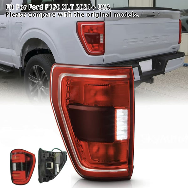 2021-On Ford F150 Left & Right Tail Light Incandescent Upgrade Raptor Style LED FO2818159 Generic