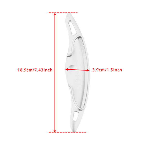 Steering Wheel Paddle Shifter Extension For Hyundai Elantra i30 Aluminium Blue