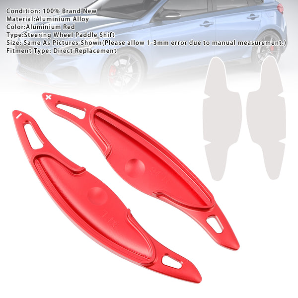 Steering Wheel Paddle Shifter Extension For Hyundai Elantra i30 Aluminium Blue