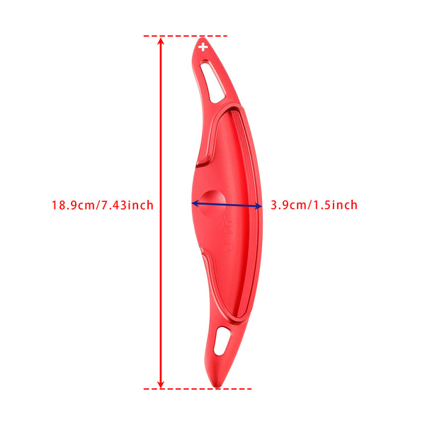 Steering Wheel Paddle Shifter Extension For Hyundai Elantra i30 Aluminium Blue