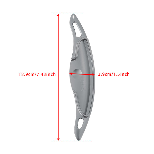 Steering Wheel Paddle Shifter Extension For Hyundai Elantra i30 Aluminium Blue