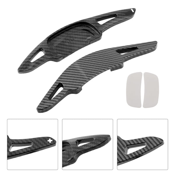 Carbon Look Steering Wheel Paddle Shifter Extension For Mazda 3 CX-30