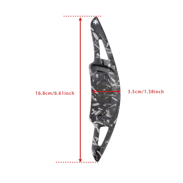 Carbon Look Steering Wheel Paddle Shifter Extension For Mazda 3 CX-30