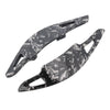 Carbon Look Steering Wheel Paddle Shifter Extension For Mazda 3 CX-30