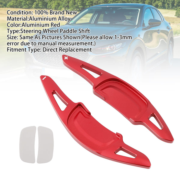 Carbon Look Steering Wheel Paddle Shifter Extension For Mazda 3 CX-30