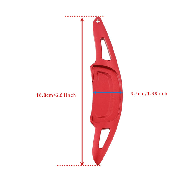 Carbon Look Steering Wheel Paddle Shifter Extension For Mazda 3 CX-30