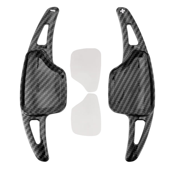 Carbon Look Steering Wheel Paddle Shifter Extension For Cadillac XT4