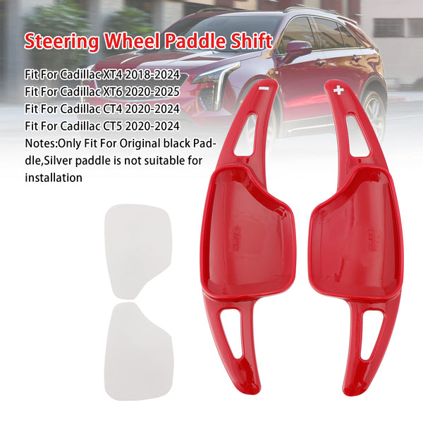 Carbon Look Steering Wheel Paddle Shifter Extension For Cadillac XT4