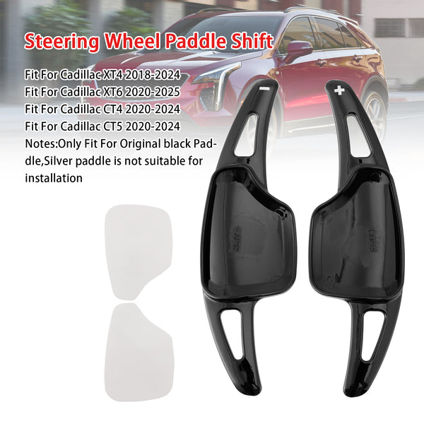 Carbon Look Steering Wheel Paddle Shifter Extension For Cadillac XT4