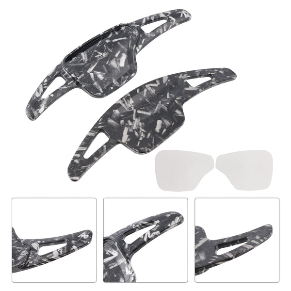 Carbon Look Steering Wheel Paddle Shifter Extension For Cadillac XT4