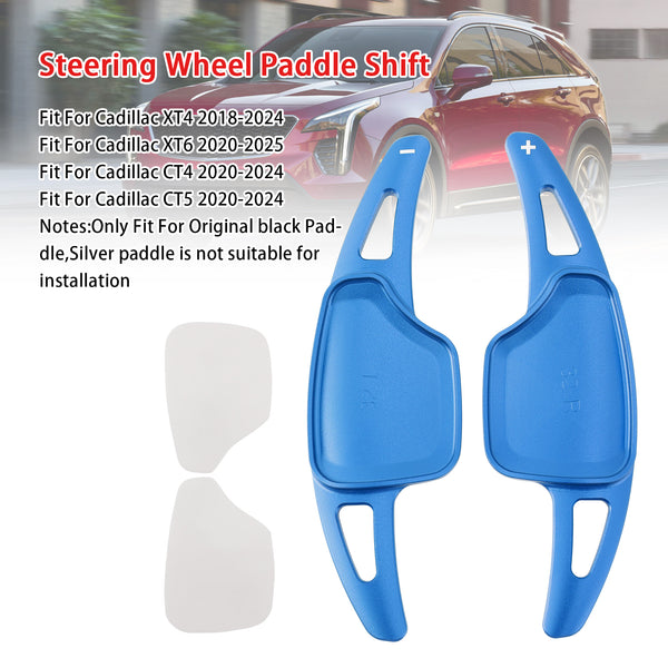 Carbon Look Steering Wheel Paddle Shifter Extension For Cadillac XT4