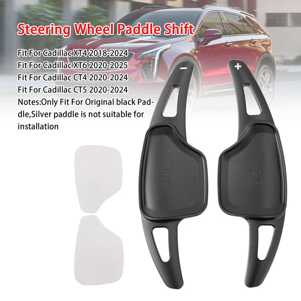 Carbon Look Steering Wheel Paddle Shifter Extension For Cadillac XT4
