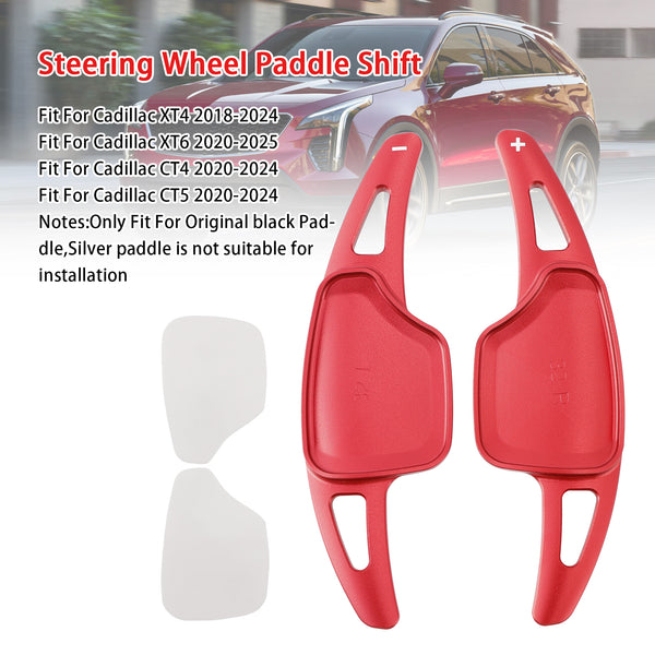 Carbon Look Steering Wheel Paddle Shifter Extension For Cadillac XT4