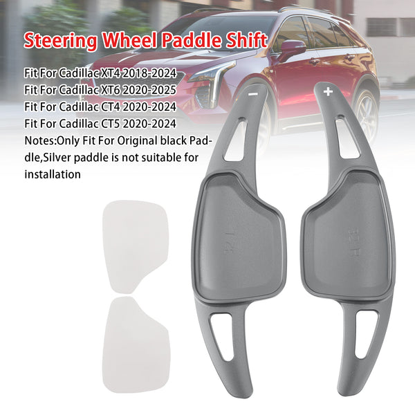 Carbon Look Steering Wheel Paddle Shifter Extension For Cadillac XT4