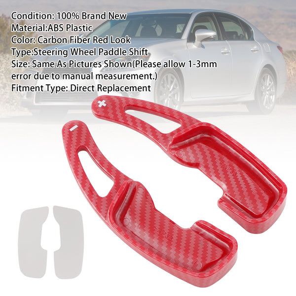 Carbon Look Steering Wheel Paddle Shifter Extension For Lexus RX GX