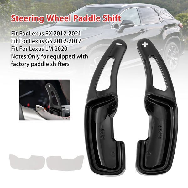 Carbon Look Steering Wheel Paddle Shifter Extension For Lexus RX GX