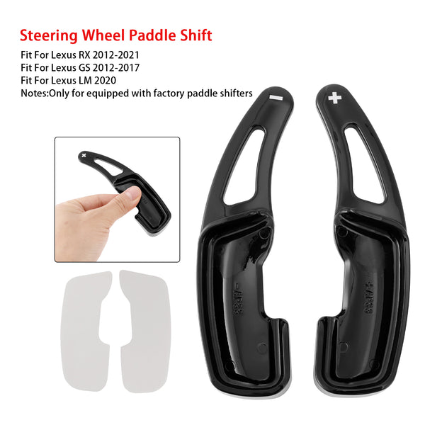 Carbon Look Steering Wheel Paddle Shifter Extension For Lexus RX GX