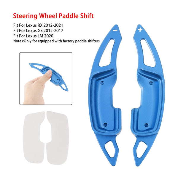 Carbon Look Steering Wheel Paddle Shifter Extension For Lexus RX GX