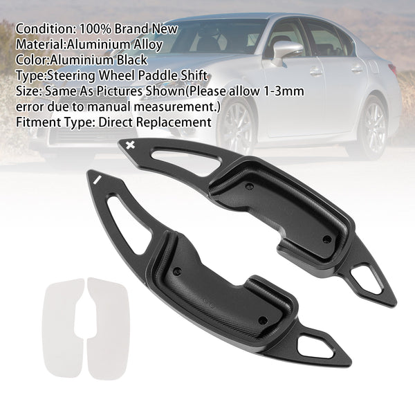 Carbon Look Steering Wheel Paddle Shifter Extension For Lexus RX GX