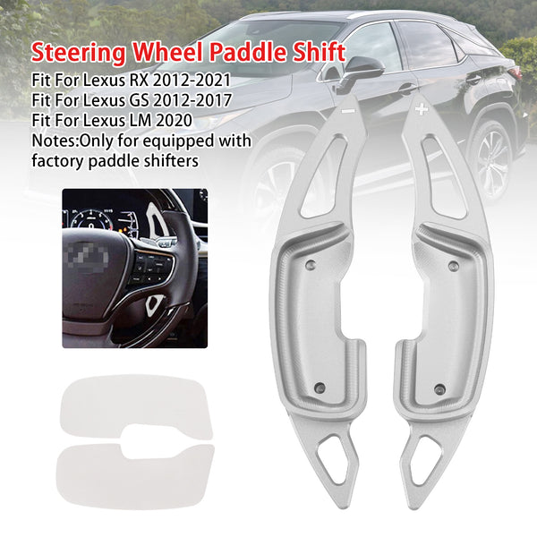 Carbon Look Steering Wheel Paddle Shifter Extension For Lexus RX GX