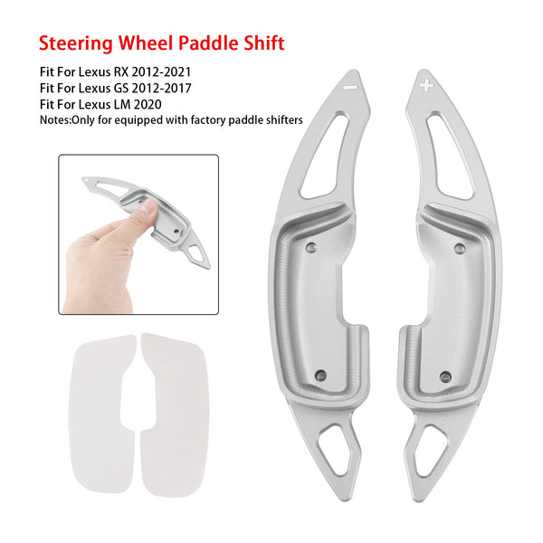 Carbon Look Steering Wheel Paddle Shifter Extension For Lexus RX GX