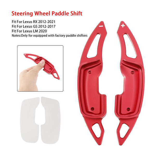 Carbon Look Steering Wheel Paddle Shifter Extension For Lexus RX GX