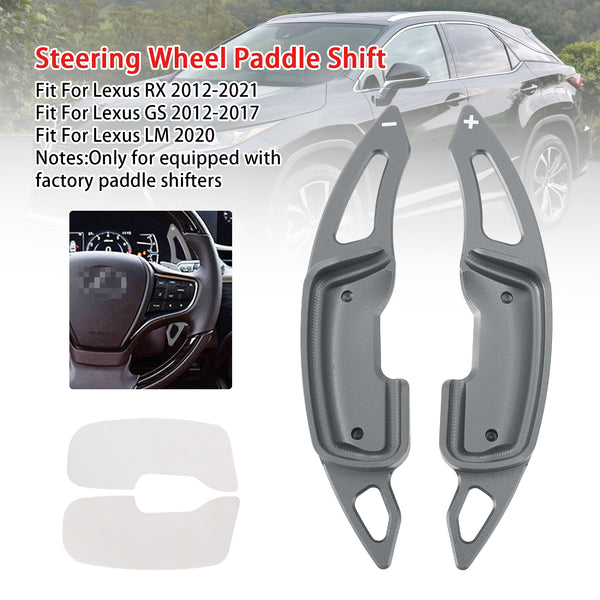 Carbon Look Steering Wheel Paddle Shifter Extension For Lexus RX GX